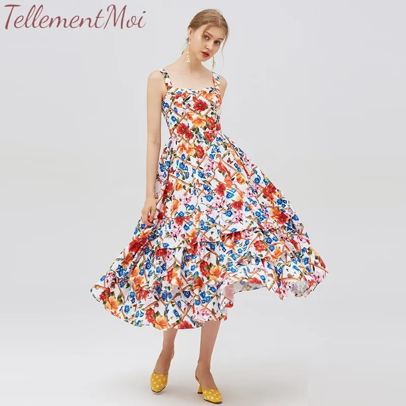 

Summer Women Dress 2019 Strapless Spaghetti Strap Dress Sundress Solid High Waist Long Holiday Dresses Vestidos High Quality