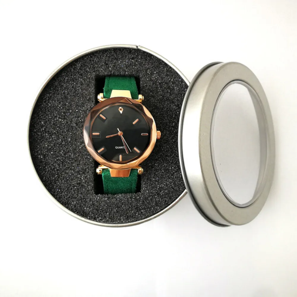 Уникальная Коробка для часов boite montre 90*60 мм, Подарочная коробка, браслет, ювелирная коробка, жестяная круглая коробочка для часов чехол,, новинка