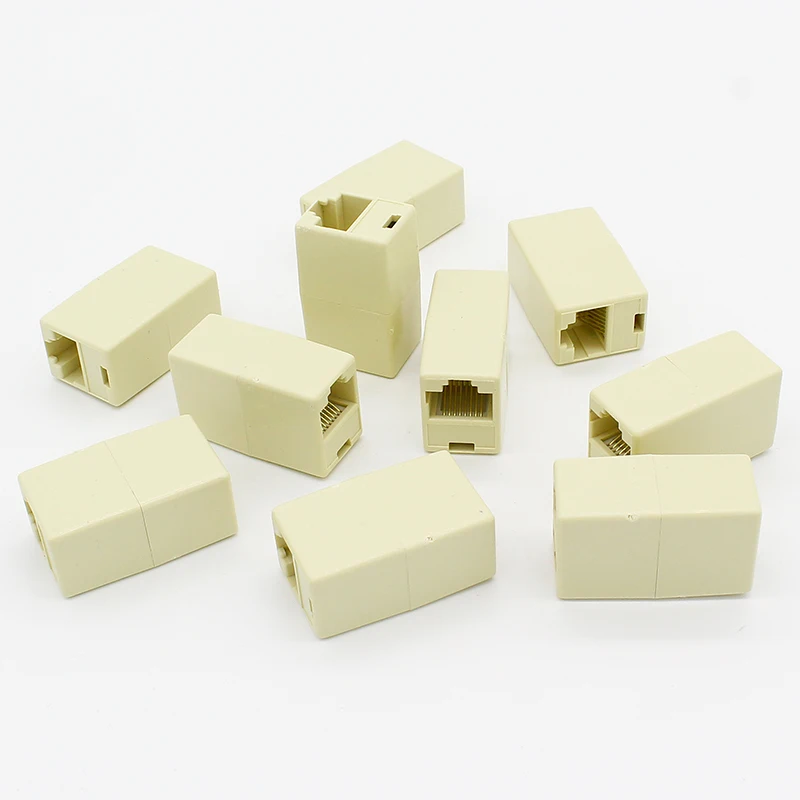 IMC Лидер продаж 10 шт. RJ45 8P8C два порта гнездовой разъем для телефона| |