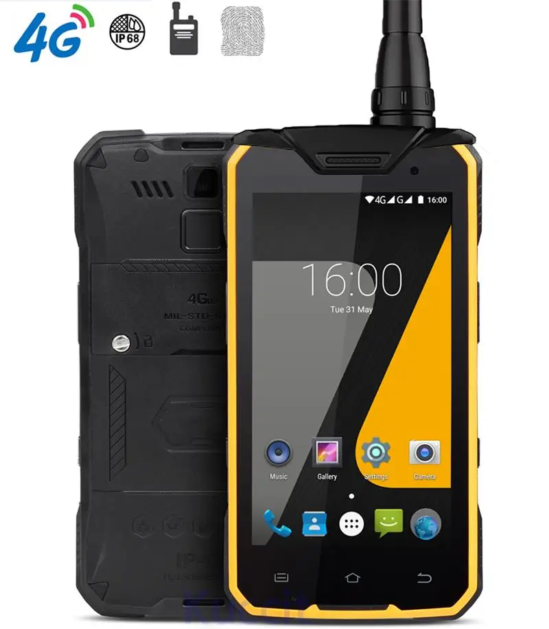 4G LTE 3GB RAM MTK6753 Octa Core Rugged Android Waterproof Phone Smartphone Wireless DPMR 2 Watts