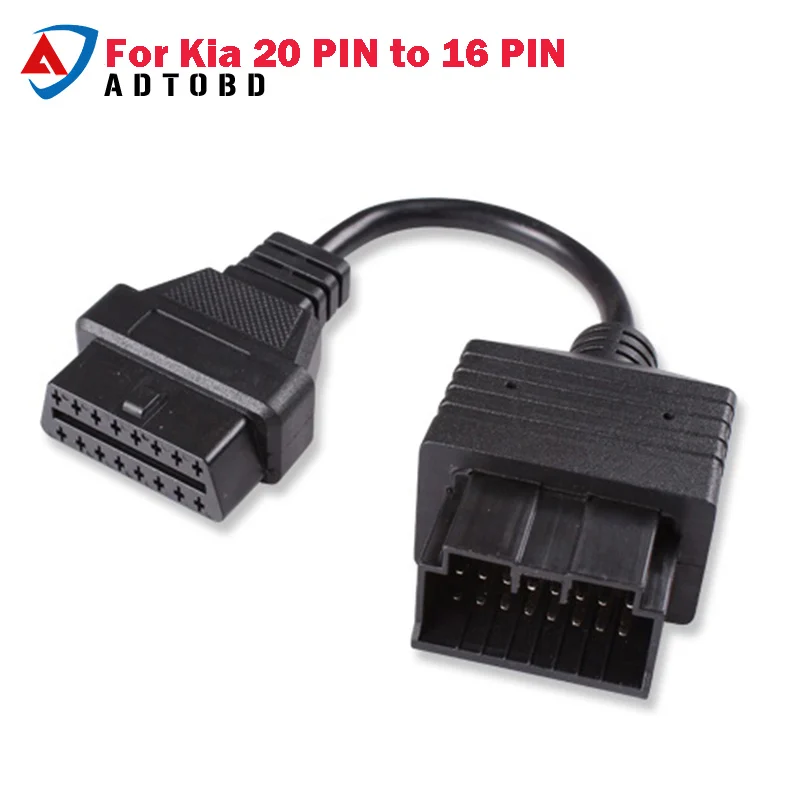 

For Kia 20 PIN to 16 PIN OBD1 to OBD2 Connect Cable for Kia 20PIN Diagnostic Connerctor for kia 20pin