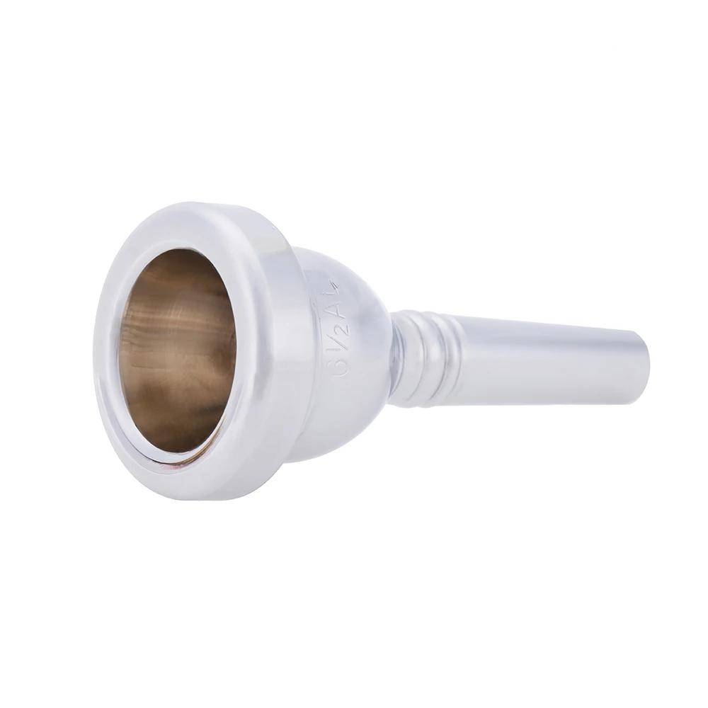 

High Quality Nickel-Plated Copper Alto Trombone Mouthpiece 6 1/2AL Small Shank Stylish and Durable