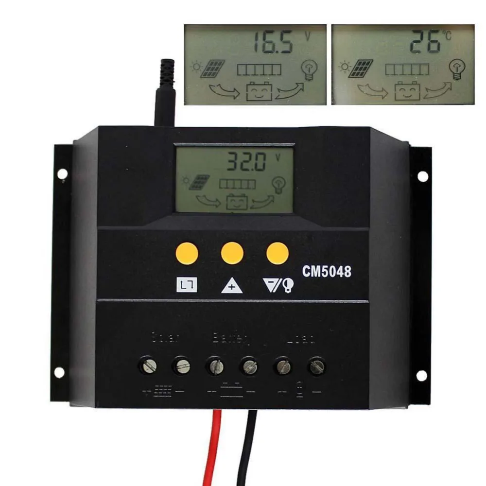 50A 48V Solar Controller PV Panel Battery Charge Controller Solar system Home indoor use PWM 50A Solar Controller Regulator 50A 48V Solar Controller PV Panel Battery Charge Controller Solar system Home indoor use PWM 50A Solar Controller Regulator