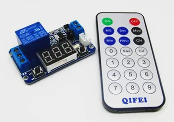 

Free Shipping!!! Infrared remote control / full-function LED digital display / precise delay module / timer relay module