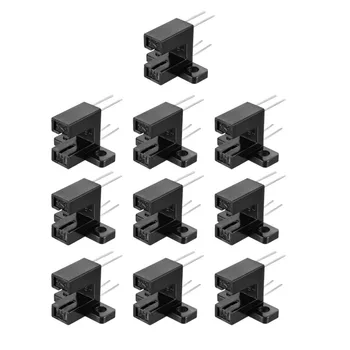 

Uxcell 10Pcs 3/16" or 13/64" Slot Optical Sensor Switches PCB Photo Interrupter Slotted Switch for Object Detection Counting ect