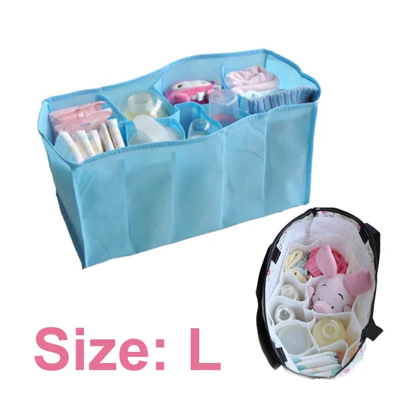 Murah Perjalanan portabel 7 Liners Popok Popok Organizer Stuffs Insert Storage Bag FJ88