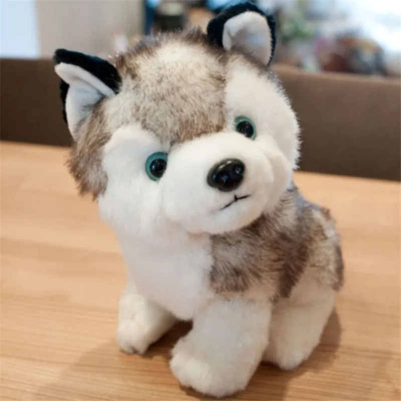 Stuffed Animal Husky Dog Dolls Plush Animal Toys Good Friend Partner