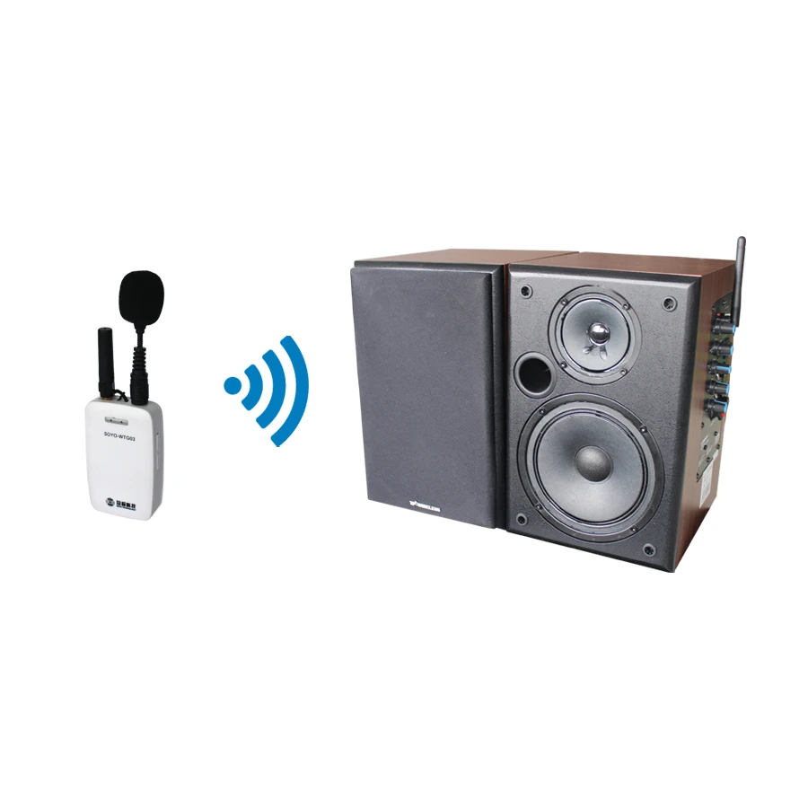 wireless microphone and speaker for conference room