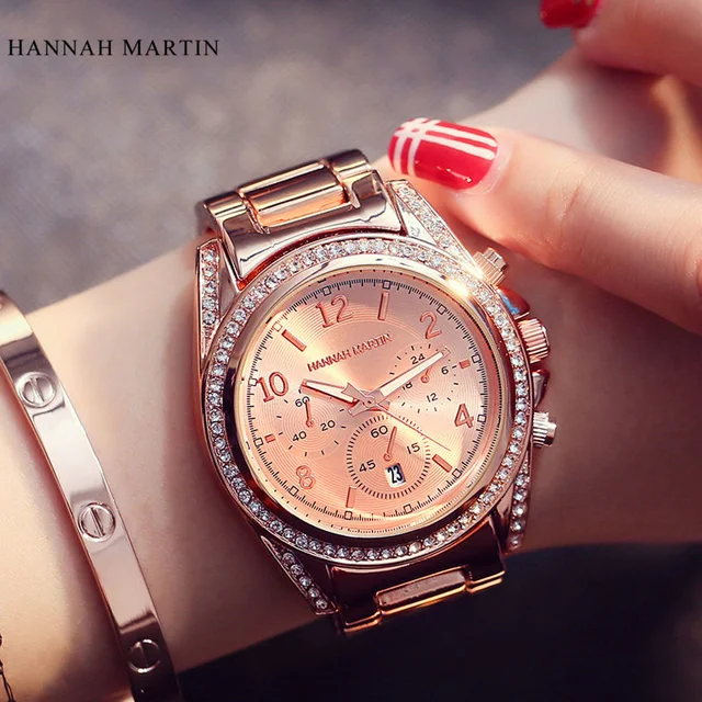 Hannah Martin Quartz-watch Women watches Luxury famous brand Watches women femal Hannah Martin Quartz-watch Women watches Luxury famous brand Watches women femal