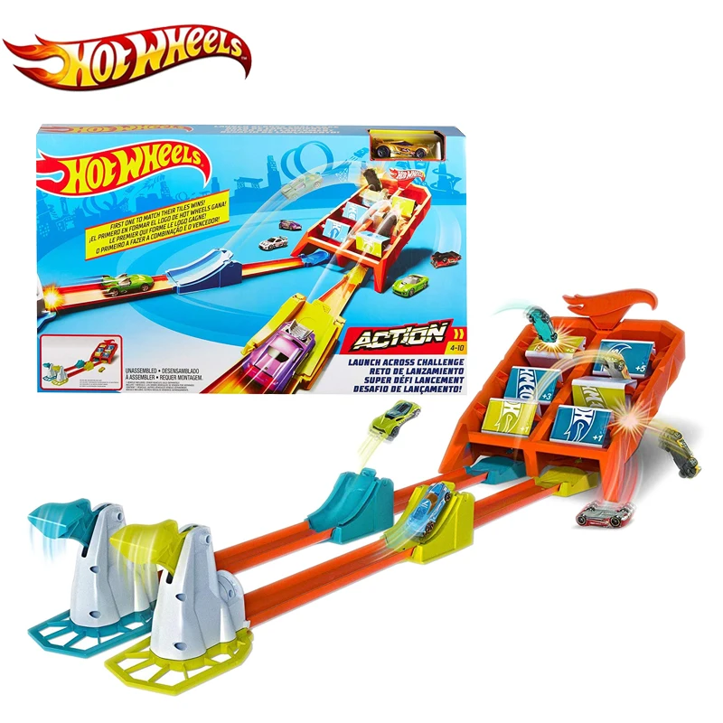 Экшн трек Hotwheels игровой набор для 1 или 2 игроков несколько стилей строительные