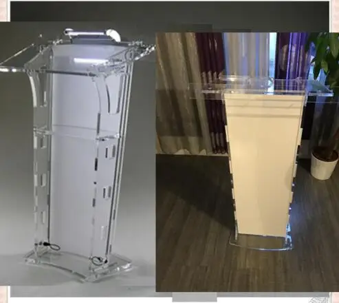 Hot selling Acrylic Desktop Lectern / Acrylic Church Podiums / Pulpit