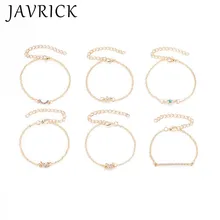 6 шт Бабочка глаз Звезда Луна листья кристалл драгоценный камень браслет набор женщин ювелирные изделия