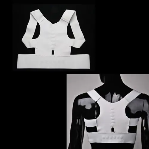 

Good deal Adjustable Magnetic Posture Support Corrector Back Pain Belt Brace Shoulder