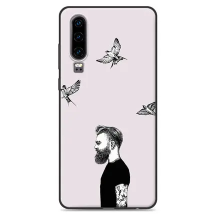 Для huawei P30 задняя крышка HD окрашенный Leon убийца мультфильм мягкий силиконовый чехол для телефона для huawei P30 P 30 ELE-AL00 для задней панели Чехол - Цвет: A10