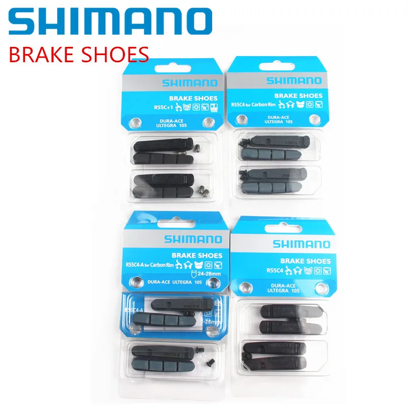Shimano Дорожные Тормозные колодки Dura-Ace Ultegra 105 колодки Вставки R55C4 R55C4+ 1 R55C4-A в розницу