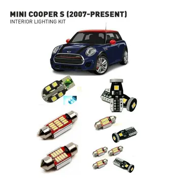 

Led interior lights For mini cooper s 2007+ 15pc Led Lights For Cars lighting kit automotive bulbs Canbus