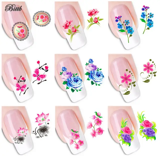 fingernail christmas decals