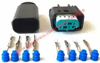 20 Sets Female Male 4 Pin 1-967640-1 8E0971934 TPMS For VW Audi Oxygen Sensor Auto LPG Converter Connector