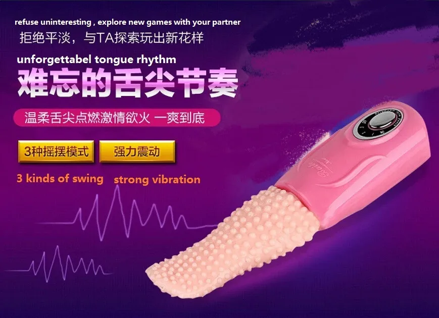 Tongue Vibrator Lidah sextoys wanita