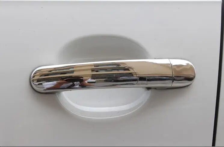 Автомобильный полное покрытие Нержавеющая сталь дверные ручки крышки обрезная рамка для Skoda Octavia A5 rapid, Yeti 2007- Аксессуары
