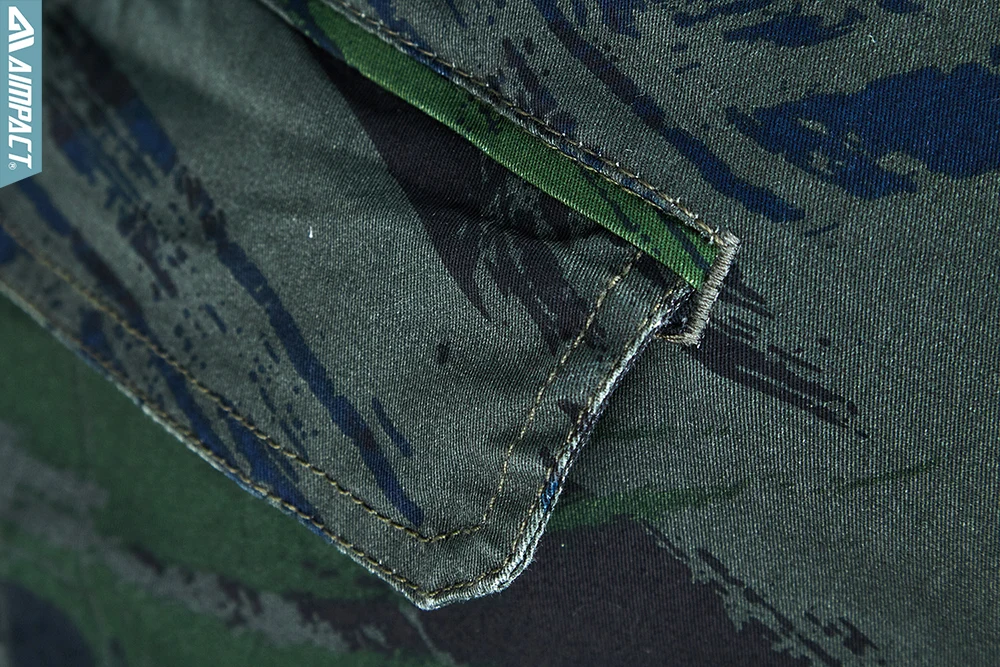Aimpact 2018 Spring Men Casual Fashion Camo Jogger Pant Man Cotton Fitted Trace Twill Pant Male Straight Tapered Trousers AM5011 (15)