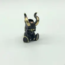 Многоцелевой латунный угол дьявола коакума Череп Бусы на шнурок Паракорд нож инструмент кулон EDC нож бусины#30