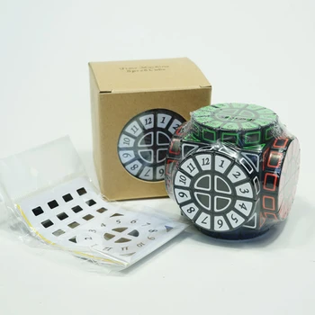 

Time Machine Cube Black Base With Stickers Puzzle Cube Speed Magic Cube Educational Toy Special Toys