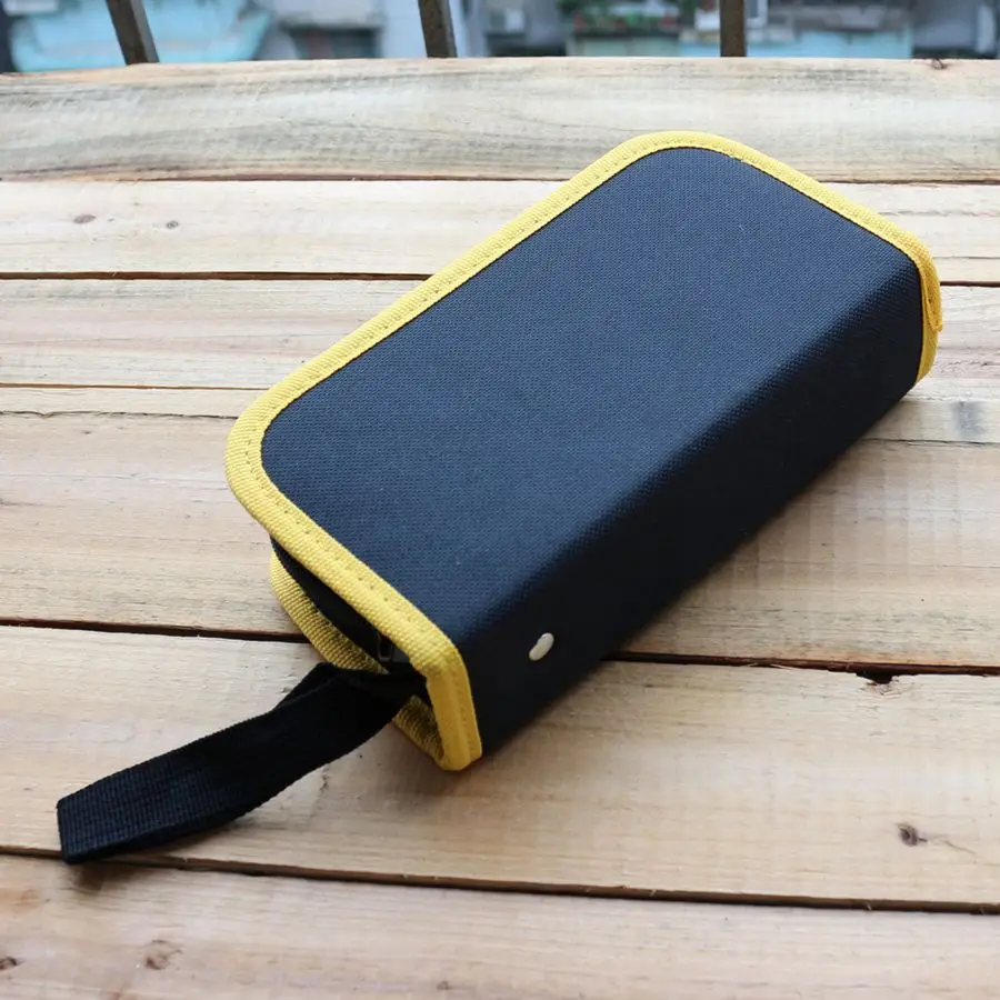 Multi-function Screwdriver Tool Bag Durable 600D Oxford Cloth Sturdy Plastic Plate Side Easy Open Multi-function Use Storage Bag