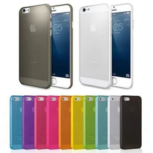 ultra-thin For iPhone 5 5s se 5c 6 6s plus 7 7 plus Slim Matte Transparent Cover Case for iphone 6 6s hard plastic thin cases
