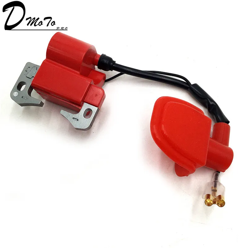 XLYZE Ignition Coil for 47cc 49cc 2 Stroke Engine Mini Moto Quad ATV Pocket Dirt Bike XLYZE Ignition Coil for 47cc 49cc 2 Stroke Engine Mini Moto Quad ATV Pocket Dirt Bike