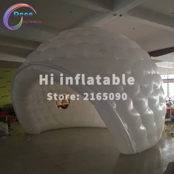 

5*5m helmet shape inflatable tent dome igloo tent