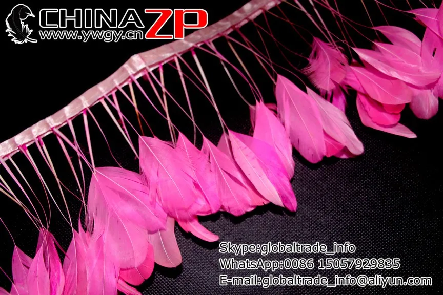 Feathers Fringe Stripped Coque Tail Feathers Wholesale (3)