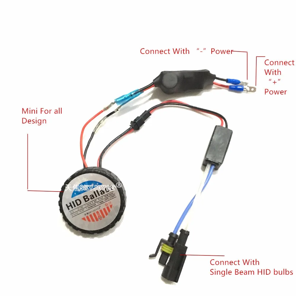 Cnlight H7R hid canbus kit 35W hid xenon ballast mini for all in one hid xenon kit cnlight xenon H7R 4300K 5000K canbus ballast (5)