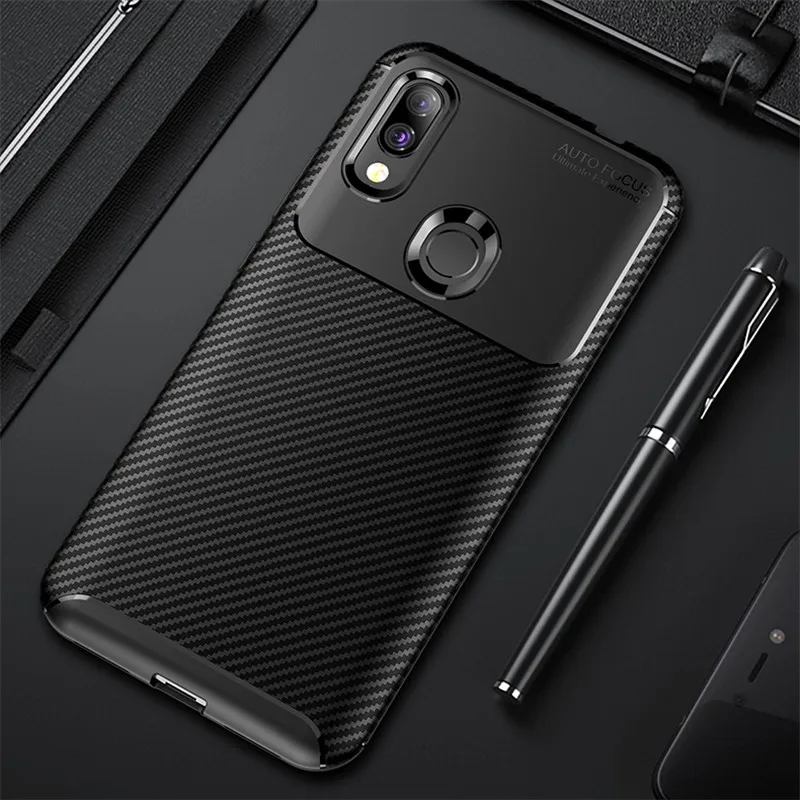 

For redmi note 7 go case carbon fiber TPU matte for xiaomi 9 case protective back cover coque on for redmi 7 mix 3 9 SE case