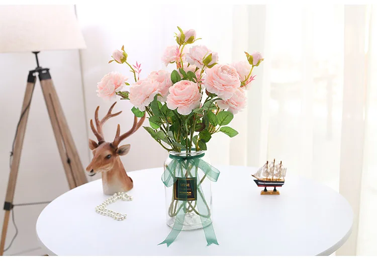 silk peonies artificial flower (1)