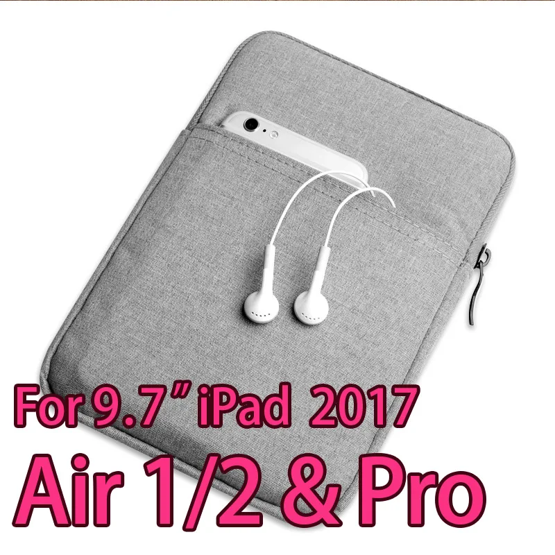 Противоударный чехол для планшета, Чехол для iPad Air 2 Pro 9,7 дюймов, чехол для iPad mini 5 2 4, толстый чехол - Цвет: Gray for air pro