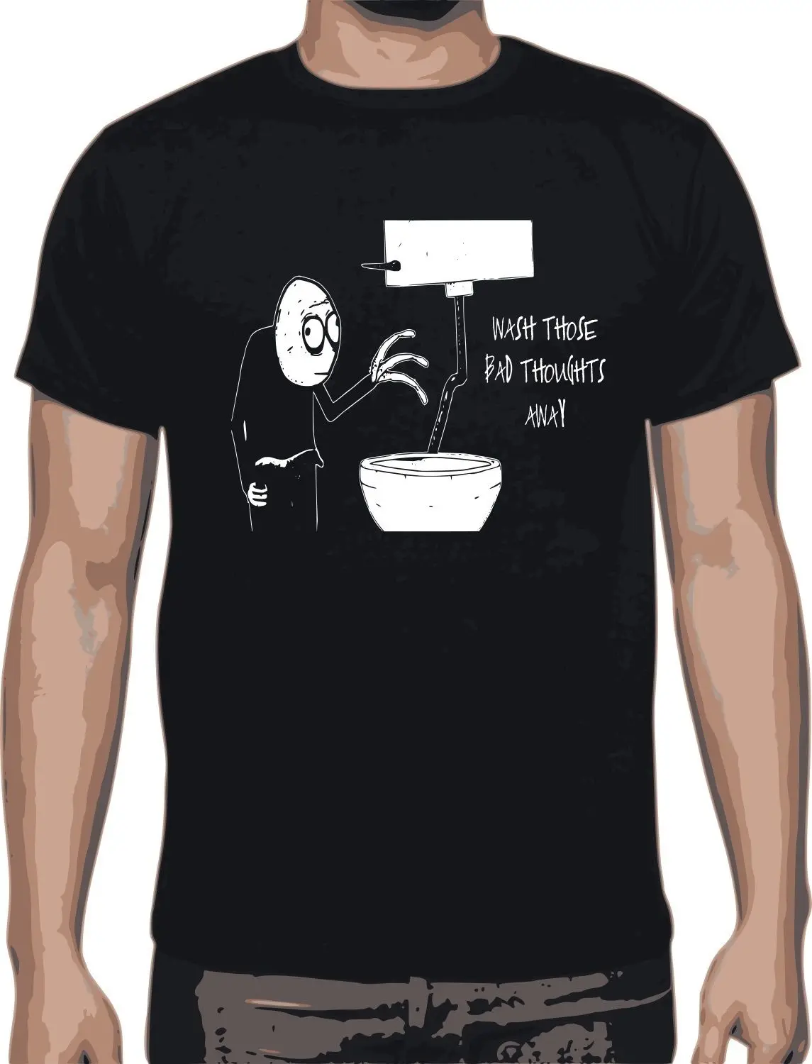 Salad Fingers Wash Those Bad Thoughts Away T Shirt Vector Various 3D
