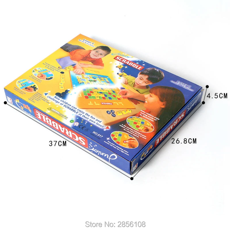 家族おかしいジュニアスクラブル 2 楽しい単語ゲームで 1 英語パズルゲーム知育玩具パーティーゲーム楽しいクロスワードパズルゲーム Word Game Scrabble Gamescrabble Toys Aliexpress