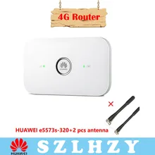 20 шт 4G Роутер huawei разблокированный e5573 huawei E5573S-320 4G LTE wifi роутер ключ Мобильная точка доступа 4g модем wiith 2 шт антенна