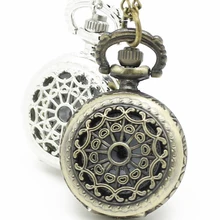 3015) винтажный стимпанк паук веб карманные часы ожерелье кварцевые Подвеска для часов, 12 шт./партия,, 2,7 см