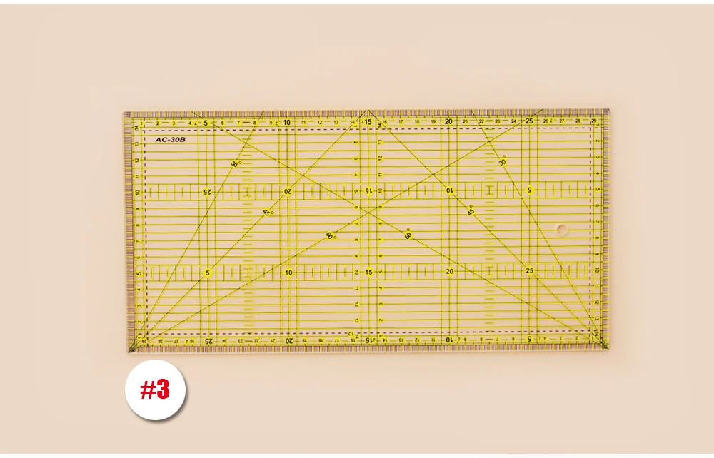 Измерительная линейка для ткани пластиковая многоугольная стеганая цифровая линейка швейная индивидуальная измерительная Рисование инструменты для шитья