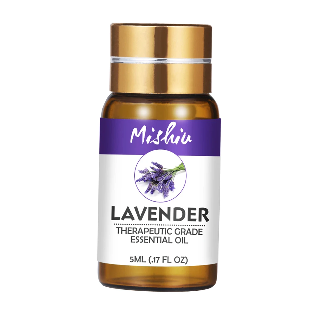5ml Pure Natural Plant Massage Essential Oils Aromatherapy Lavender Lemon Peppermint Jasmine Rosemary Tea Tree Fennel Orange