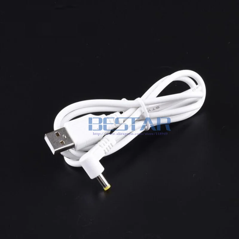 DC Power cable Plug USB To DC 4.0*1.7mm Jack Right Angle Elbow L shape charging Cable 3FT charging cable usb charging cable
