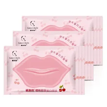 Новинка 5 шт. косметические маски для нижней части лица Вишневый коллаген для губ маска Увлажняющий, антивозрастной против морщин глубоко увлажняющий Уход за губами