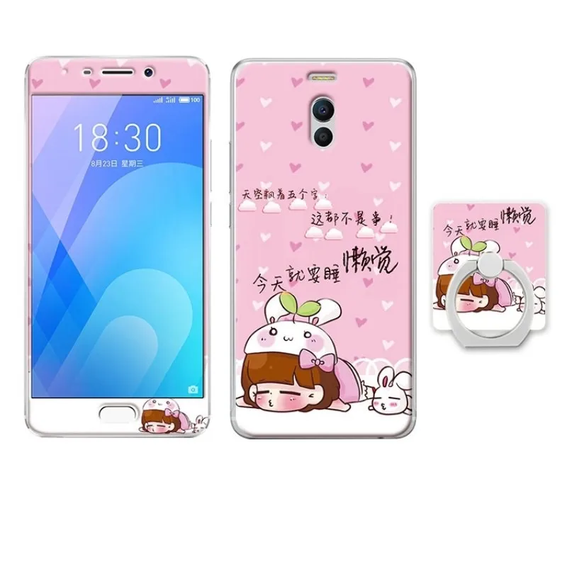 Meizu M6 note case cover glass screen protector  (11)