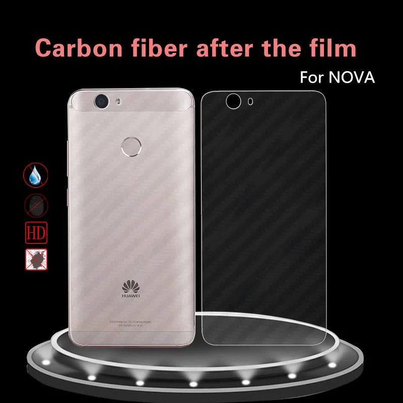 Screen Protector Film Sticker For Huawei NOVA CAN-L01 CAN-L02 CAN-L03 Soft Carbon Fiber Back Rear Cover Not Tempered Glass | Мобильные