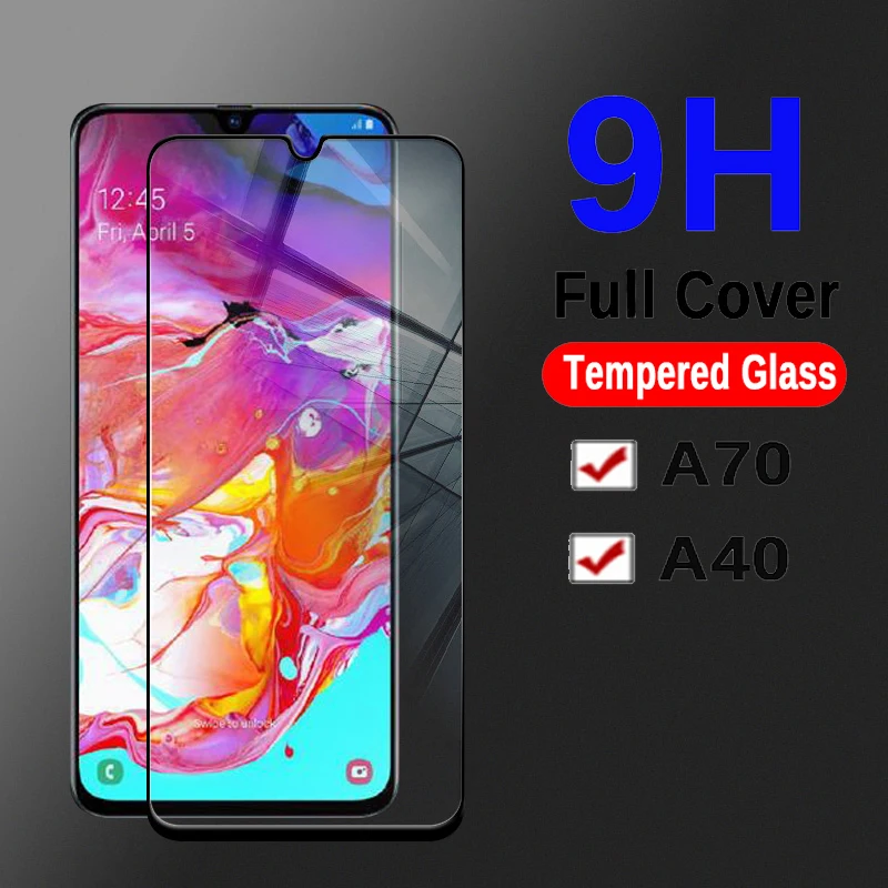 Для samsung Galaxy A70 A50 закаленное стекло Полное покрытие экрана протектор для Galaxy A 70 50 защитное стекло пленка защита экрана