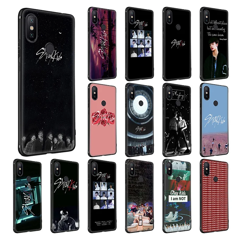 

WEBBEDEPP Stray Kids K pop Soft Silicone Case for Xiaomi Redmi Note 7 6 6A 5 4 4X 4A 5 S2 Plus Pro Lite for Redmi Go