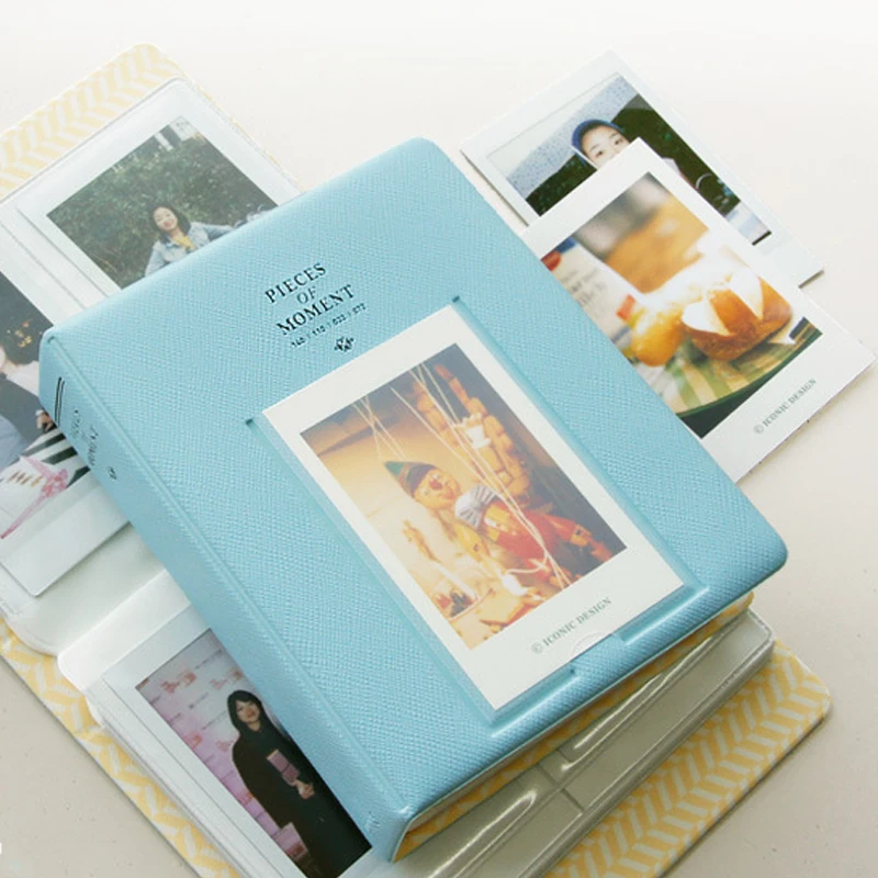 Фото 1 шт. альбом моментальные карманы для хранения Polaroid Мини 64 Корея Фото чехол Fotografia - Цвет: 2