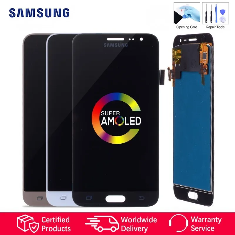 

ORIGINAL 5.0'' AMOLED LCD for SAMSUNG Galaxy J3 2015 Display Touch Screen Digitizer Replacement for Samsung J300 J300F J300H LCD